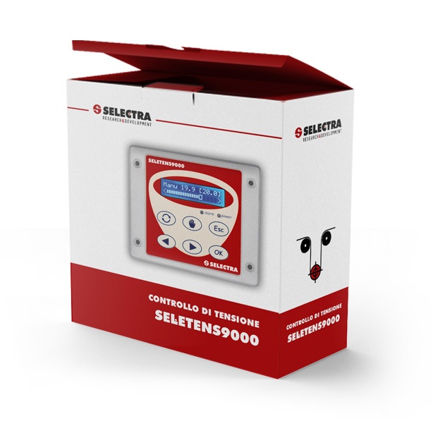 box seletens9000 controllo di tensione